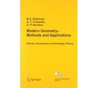 Modern Geometry - Methods and Applications: Part 3: Introduction to Homology Theory
