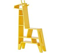 Modern Giraffe Bookshelf, Solid Wood Bookcase With Large Capacity, Space-Saving Vertical Storage Shelf For Living Room, Study, Library Or Office(60 * 30 * 80cm)