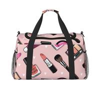 Modern Girl Cosmetic Print Versatility Ample Space Travel Bag Stylish Functional Tote for Outdoor Activities