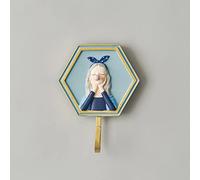 Modern Girl Figurine Resin Sculpture - Decorative Wall Hook for Towel, Key, Coat - Stylish Art Decor for Bathroom, Bedroom, Home Office - Unique Mounted Accent