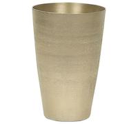 Modern Glamour Decorative Flower Vase Living Room Accent Piece Metal Gold Amrit