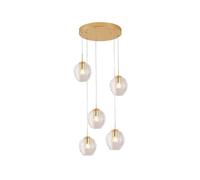 Modern Glass Balls Staise Chandelier,Minimalist LED Raindrop Pendant Light,Duplex Crystal Ceiling Hanging Lights Fixtures for Livingroom Home-10 d 30x150cm