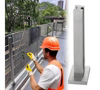 Modern Glass Balustrade Kit - Toughened Safety Panels for Decking & Stairs, Outdoor Railing System, Stylish & Durable Guardrail for Contemporary Spaces