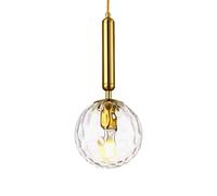 Modern Glass Globe Glass Pendant Light Lampshades For Ceiling Lights Ceiling Light Fitting Shade Lamp E27 Ceiling Light Vintage Lamp, Black, and Gold 20cm for Kitchen Island, Dining Room, and Bedroom