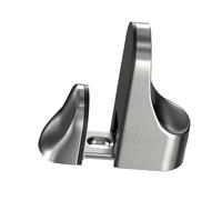 Modern Glass Shelf Holder Adjustable Wall Bracket Glass Shelving Brackets for Display in Shower Room Kitchen Office Panel Carriers