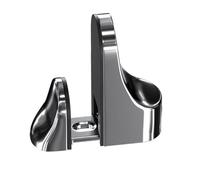 Modern Glass Shelf Holder Adjustable Wall Bracket Glass Shelving Brackets for Display in Shower Room Kitchen Office Panel Carriers