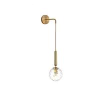 Modern Glass Wall Lamp Bedside Reading Lamp Round Applique Murale Luminaire Led Wall Lights,Modern Wall lamp