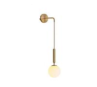 Modern Glass Wall Lamp Bedside Reading Lamp Round Applique Murale Luminaire Led Wall Lights,Modern Wall lamp