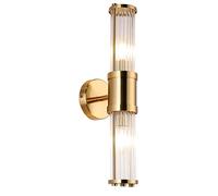 Modern Glass Wall Light Fixture Indoor Antique BrassE14 Bathroom Lights Wall Lamps Up and Down Wall Mounted Lighting,