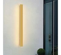 Modern Gold LED Outdoor Wall Lights Adjustable 3000K/6000K Stylish Porch Sconce EnergyEfficient Exterior Lighting Fixtures for Garage & Front Door