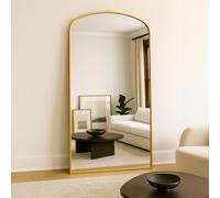 Modern Gold Metal Arch Full Length Mirror 200cm x 100cm Agenzia 14 Gold XL
