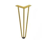 Modern Gold Metal Hairpin Legs for DIY Furniture - Multi-Functional Sofa Side Table, Coffee Table, Bench (85cm/34in) - Stylish & Versatile Home Décor