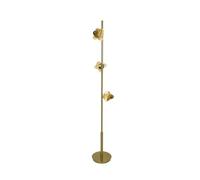 Modern Golden Glass Floor Lamp Beside The Sofa in The Living Room Iron Table Lamp Beside The Bed in The Bedroom Tall Light