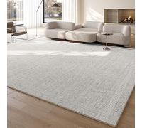 Modern Gray Area Rug 100x160 cm Non Slip Soft Short Pile for Living Room Bedroom Dining Room & Kitchen Stylish Home Decor Essential
