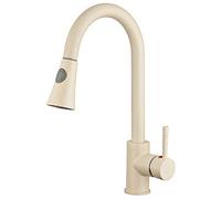 Modern Gray Bei Granite Kitchen Faucet - Pull-Out, Rotatable, Single Lever Design for Sleek Home Kitchens - Stylish & Functional Water Tap Solutions