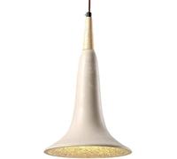 Modern Gray Concrete Bedroom Light Dining Room Cement Wood Ceiling Hanging Lamp Industrial Large Vintage Farmhouse Lamp Chandelier for Kitchen Island Hallway Coffee Bar