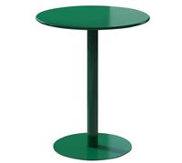 Modern Green Side Table - Sturdy Metal Base, Small Coffee & End Table for Living Room & Bedroom, Slish Decor Piece (40x40x50cm) - Perfect for Dining Spaces
