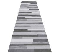 Modern Grey Hallway Runner Rug 100cm/1.5m/2m/2.5m/300cm/350cm/4m/5m/6m Extra Long Carpet Runner Entryway Corridor Kitchen Non-slip Floor Mat(60×400cm/2ft×13.1ft)