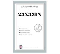 Modern Grey HD Front Poster Frames 23x33 inches Picture/Photo Frames Vertical or Horizontal Shatter-Proof Perspex Front Easy To Hang for Home, Office, Gallery