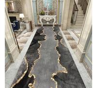 Modern Grey Long Carpet Runners for Hallway Non-slip 60cm/70cm/80cm/100cm Wide Indoor Entryway Corridor Kitchen Living Room Narrow Runner Rug Grey(70×500cm/2.3ft×16.4ft)