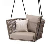 Modern Hammocks Patio Swings Suspended Hanging Rocking Chair Outdoor Furniture for Balcony, Patio, Garden, Outdoor(B)