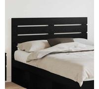 Modern Headboard 160cm Black Oak Engineered Wood Sleek Design for Bedroom Decor
