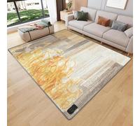 Modern Heated Floor Mats, Electric Heating Carpet, Graphene Area Rug, 4-gear Temperature and Timing, IPX7 Waterproof, for Office, Bedroom, Dining Room
