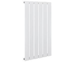 Modern Heating Flat Panel Single Radiator Vertical White Multi Sizes vidaXL