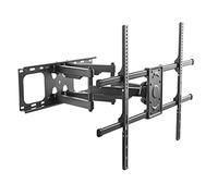 Modern Heavy-Duty Full Motion TV Wall Mount Bracket Swivel & Tilt Universal Fit for 50"-75" TVs Corner TV Support for Optimal Viewing Experience