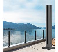 Modern HeavyDuty Metal Fence Guardrails Post RustResistant Deck Railing for Indoor/Outdoor Balconies Hallways StairsEasy Installation & Durable Design