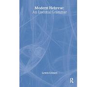 Modern Hebrew: An Essential Grammar (Routledge Essential Grammars)
