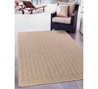 Modern Herringbone Design Outdoor-Indoor Rugs Jute 120X170 Cm