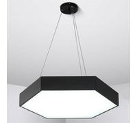 Modern Hexagonal Pendant Lamp Fixture Office Light, Flicker-Free, Dimmable, 47.2 in LED Ceiling Hanging Lamp Easy to Install Lighting for Kitchen Island, Height Adjustable Ceiling Light Fixtur LWX