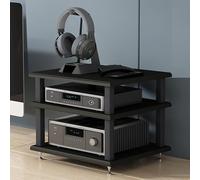 Modern HIFI o Cabinet AV Ma Stand & Record Player Rack with Shock absing Feet Ideal for Power Amplifier & Equint Sto Perfect for Home Theater & ophiles