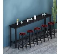 Modern High Bar Table for Kitchen & Dining Room - Stylish Outdoor Bar Table for Home Restaurant & Pub - Elegant Breakfast Table Design (Chairs Not Included)