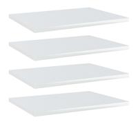 Modern HIGH GLOSS Shelf Floating Wall Shelves White Black Grey Bookcase Display