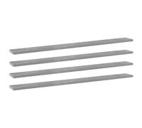 Modern HIGH GLOSS Shelf Floating Wall Shelves White Black Grey Bookcase Display