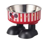 Modern High Leg Pet Bowl for Indoor and Outdoor, Red | Elevated Pet Feeding Bowl with Ergonomic Designs Stainless Steel Large Capacity for Small Dog and Cats