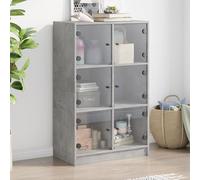 Modern Highboard with Doors Sideboard Storage Cupboard Engineered Wood vidaXL