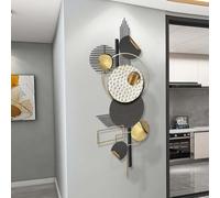 Modern Hollow Design Metal Wall Art, Handmade3D Stereo SculptureHome Decoration for Living Room Kitchen Bedroom Bathroom