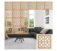 Modern Hollowed-out Hanging Room Divider Screens, Decor Room Separator Panel For Hotel/Restaurants/Art Studio, DIY Chinese Style Partition Wall Dividers (Color : Style-11, Size : 15 pack)