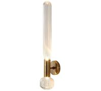 Modern Home Decoration Clear Glass Linear Wall Sconces up Down Indoor Wall Lightingd Bedside Wall Mounted Lamp Long Bathroom Vanity Light Bar Over Mirror for Hallway Bedroom Foyer