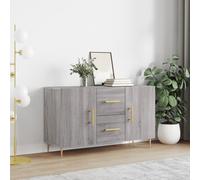 Modern Home Organiser Sideboard Living Room Storage Cabinet with 2 Door 2 Drawer