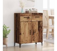 Modern Home Organizer Sideboard Living Room Storage Cabinet with 2 Door 2 Drawer
