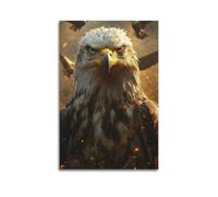 Modern Home Print Wall Art Canvas Poster -Animal Poster Dominant Surrounding Eagles Creative Canvas Painting 20x30inch(50x75cm) Unframe-style