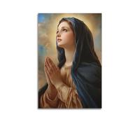 Modern Home Print Wall Art Canvas Poster -Religious Poster Praying Madonna Decorative Painting 20x30inch(50x75cm) Unframe-style