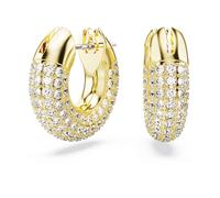 Swarovski Dextera Gold Hoop Earrings