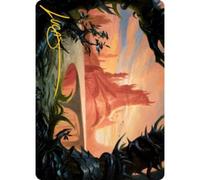 Modern Horizons 2 Art Card: Slagwoods Bridge (Gold Signature) | Modern Horizons 2