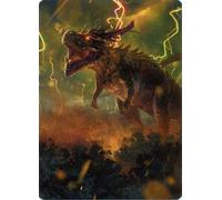 Modern Horizons 2 Art Card: Thrasta, Tempest's Roar (#42) | Modern Horizons 2