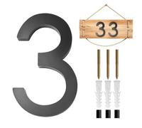 Modern House Numbers Floating 3D Address Numbers